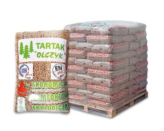 Pellet Olczyk Premium – 65 worków (1 paleta 975 kg)